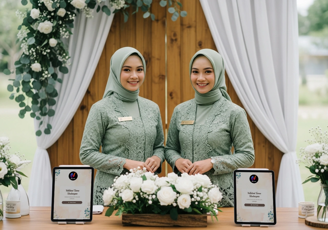 Tim MyLink Invitation bertugas