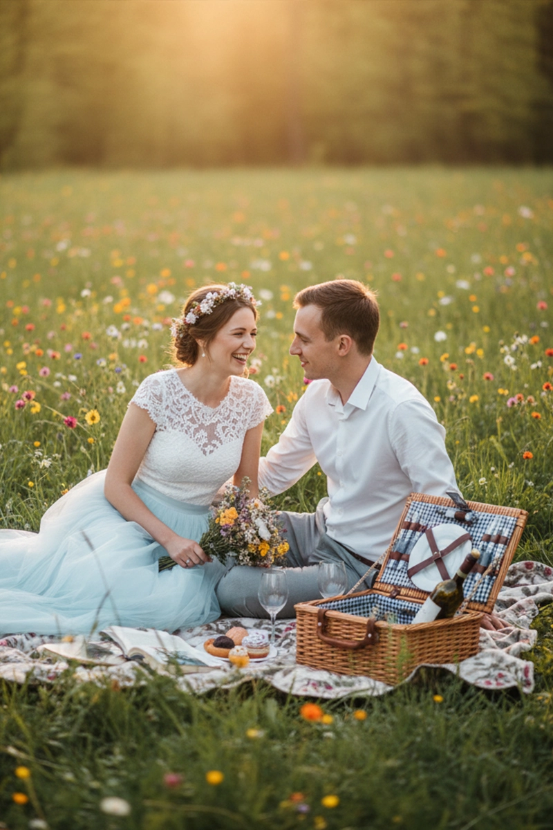 Foto prewedding Alya dan Rizky