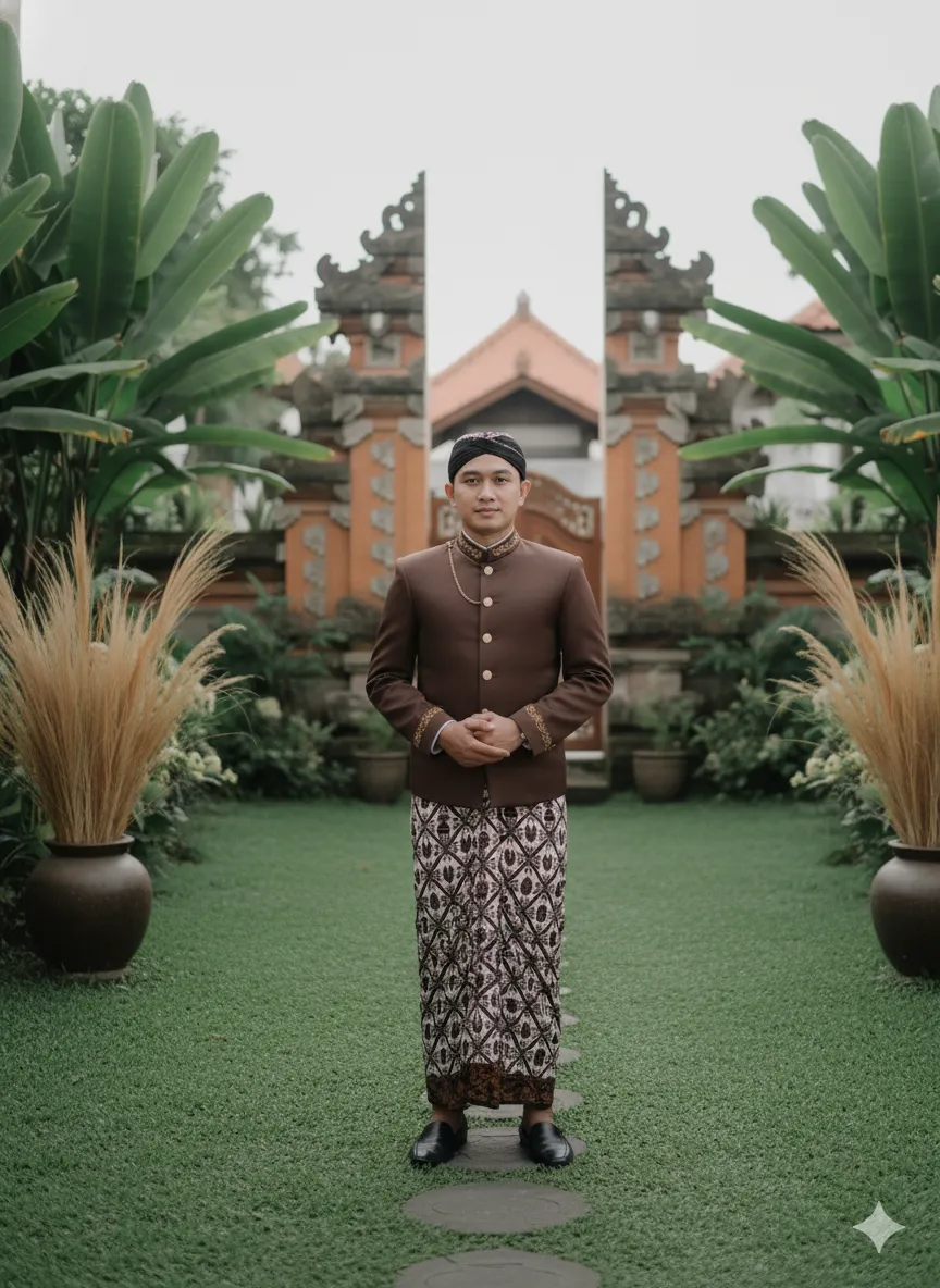 Foto mempelai pria, Rizky Aditya Pratama