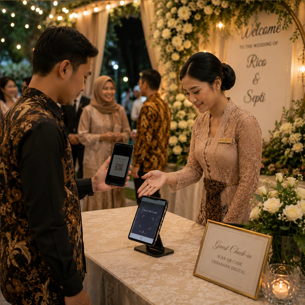 Tim MyLink Invitation bertugas